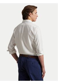 Polo Ralph Lauren Koszula 710829480002 Biały Custom Fit. Typ kołnierza: polo. Kolor: biały. Materiał: bawełna #4