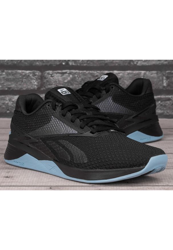 Reebok Fitness - Buty damskie fitness Reebok NANO X3. Kolor: wielokolorowy, niebieski, czarny. Sport: fitness