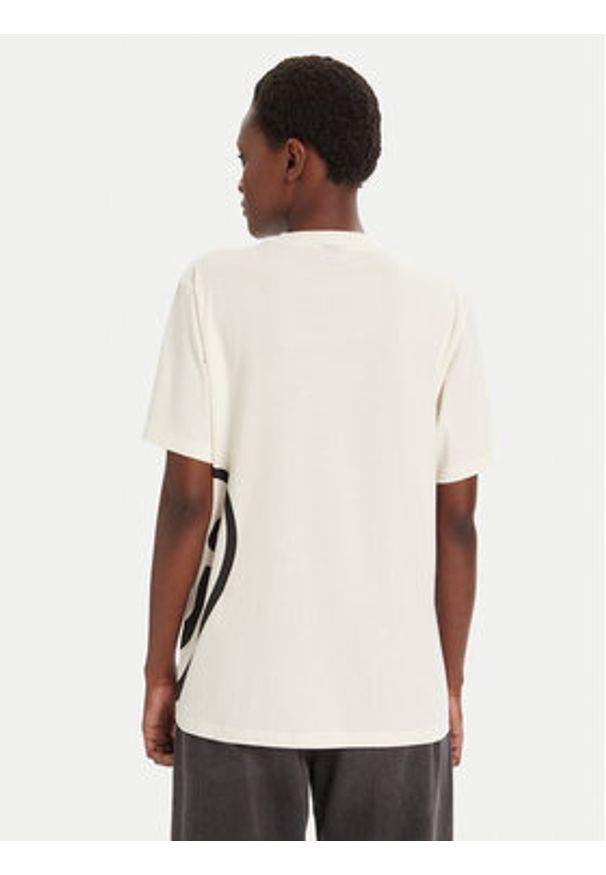 Hugo - HUGO T-Shirt Vintage 50545053 Écru Loose Fit. Materiał: bawełna. Styl: vintage