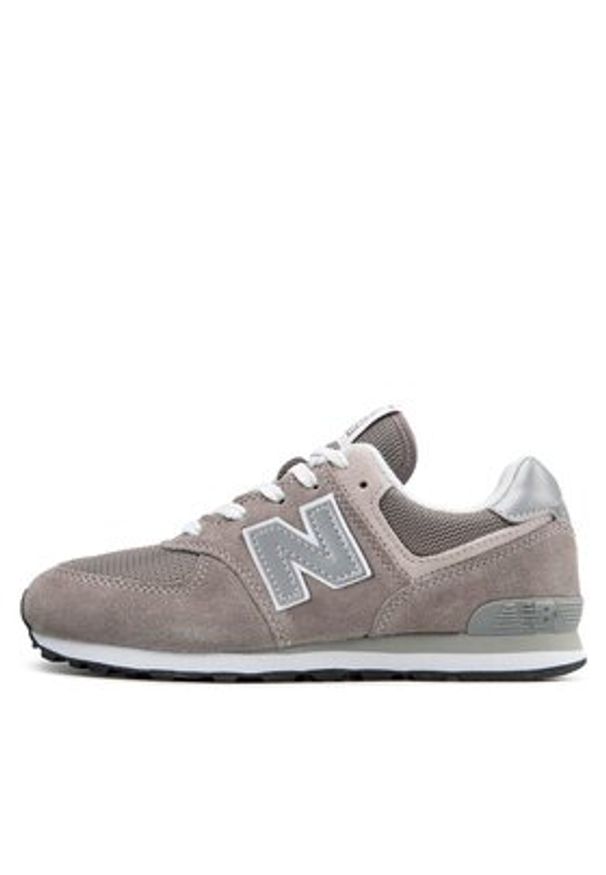 New Balance Sneakersy GC574EVG Szary. Kolor: szary. Materiał: zamsz, skóra. Model: New Balance 574