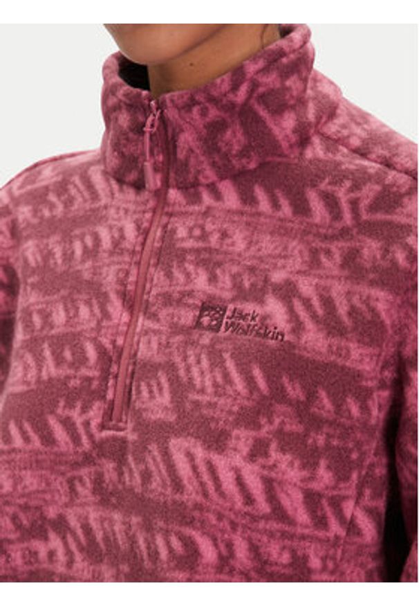 Jack Wolfskin Polar Big Sky A65449 Bordowy Relaxed Fit. Kolor: czerwony. Materiał: syntetyk