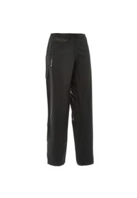 quechua - Spodnie wierzchnie turystyczne damskie, Quechua Raincut, wodoodporne. Kolor: czarny. Materiał: materiał #1