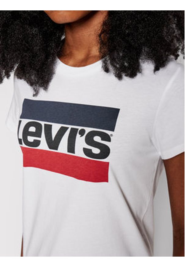 Levi's® T-Shirt The Perfect Graphic Tee 17369-0297 Biały Regular Fit. Kolor: biały. Materiał: bawełna