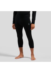 Legginsy termoaktywne męskie Odlo Active Warm BL Bottom 3/4. Kolor: czarny