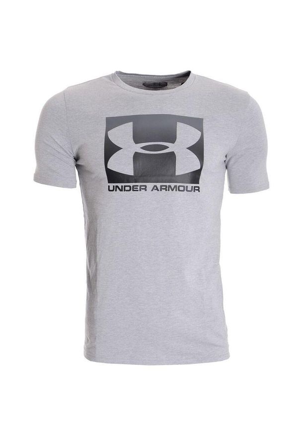 Koszulka sportowa męska Under Armour Boxed Sportstyle. Kolor: szary