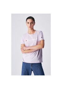 Koszulka sportowa damska Champion SS Tee. Kolor: różowy