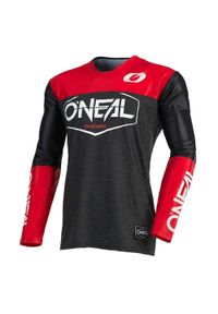 O'NEAL - Bluza rowerowa mtb O'neal Mayhem HEXX black/red. Kolor: czarny, czerwony, wielokolorowy
