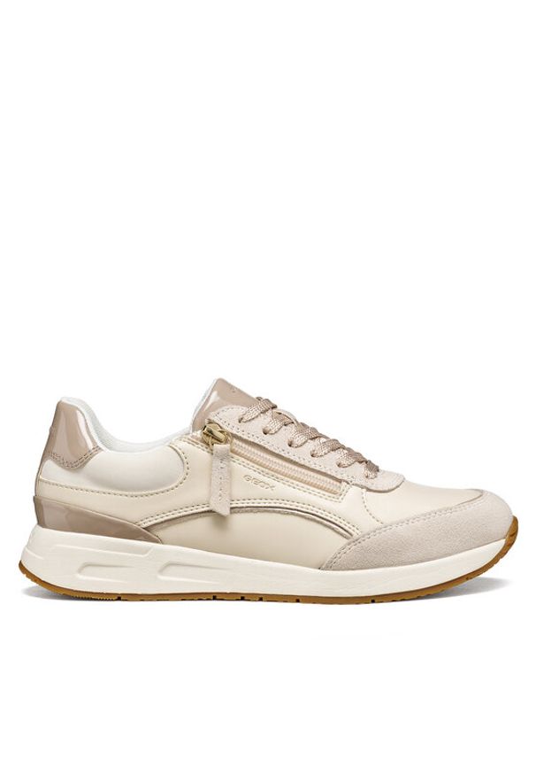 Geox Sneakersy D Bulmya D65NQB 05422 C5322 Beżowy. Kolor: beżowy. Materiał: skóra