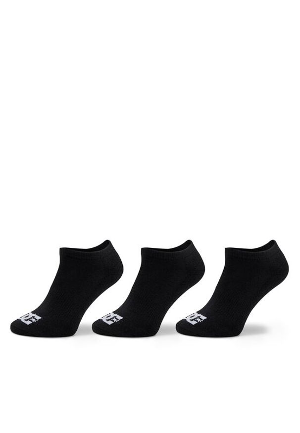 DC Zestaw 3 par niskich skarpet męskich Spp Dc Ankle 3P ADYAA03187 Czarny. Kolor: czarny. Materiał: materiał