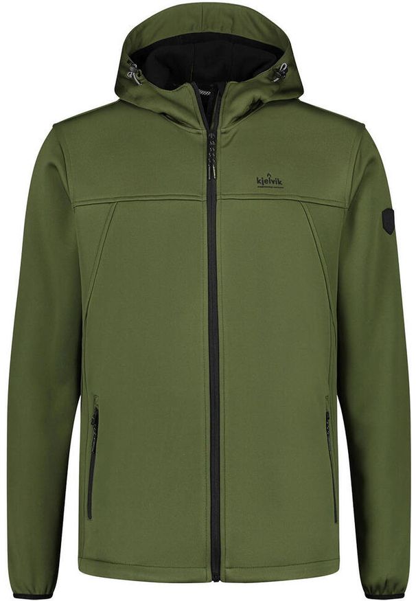 Jack Wolfskin - Męska Kurtka Softshell Kjelvik Dario Zielona XL - Wodoodporna. Kolor: zielony. Materiał: softshell. Sport: turystyka piesza