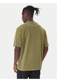G-Star RAW - G-Star Raw T-Shirt Overdyed D24780-C756 Zielony Boxy Fit. Kolor: zielony. Materiał: bawełna