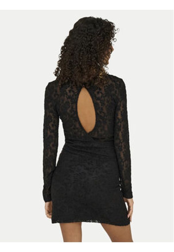 only - ONLY Sukienka koktajlowa Blaise 15356156 Czarny Slim Fit. Kolor: czarny. Materiał: syntetyk. Styl: wizytowy