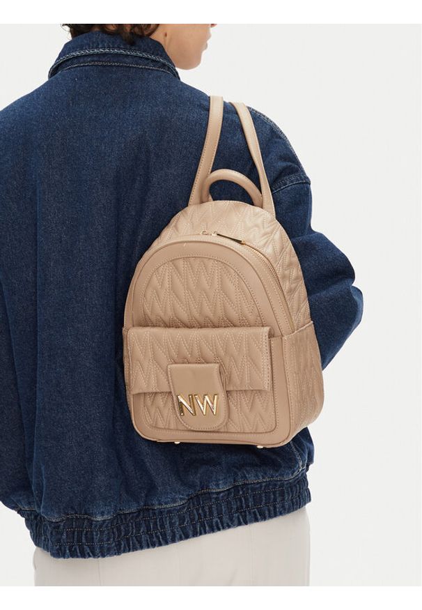 Nine West Plecak CEO-Astoria-Aura-LX10163 Beżowy. Kolor: beżowy. Materiał: materiał
