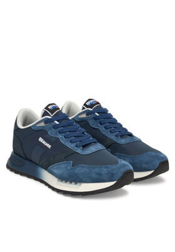 Blauer Sneakersy S6RYDER01 Granatowy. Kolor: niebieski. Materiał: zamsz, skóra