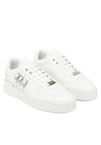 Philipp Plein - PHILIPP PLEIN Sneakersy FAES WSC2780 PLE075N Biały. Kolor: biały. Materiał: skóra #6