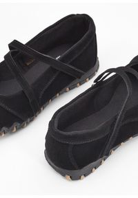 bonprix - Baleriny typu Mary-Jane. Zapięcie: pasek. Kolor: czarny. Wzór: paski. Styl: sportowy #2