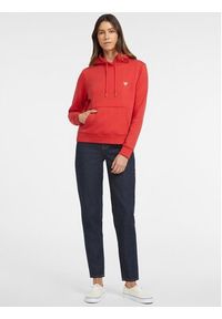 Guess Jeans Bluza W4YQ04 KC811 Czerwony Regular Fit. Kolor: czerwony. Materiał: bawełna #2