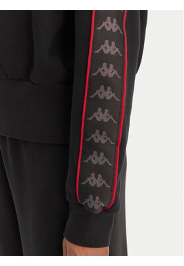 Kappa Bluza Banda Clarise 32261BW Czarny Regular Fit. Kolor: czarny. Materiał: syntetyk