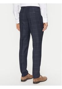 BOSS Garnitur H-Huge 50518097 Granatowy Slim Fit. Kolor: niebieski. Materiał: wełna #7