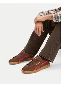 Reebok Sneakersy EO-CLUB C GROUNDS UK 100228143 Brązowy. Kolor: brązowy. Materiał: zamsz, skóra. Model: Reebok Club #7