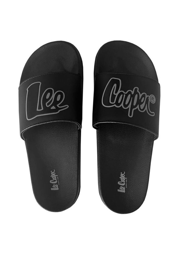 Klapki Lee Cooper LCW-24-42-2485MC czarne. Kolor: czarny. Materiał: materiał, syntetyk. Sezon: lato