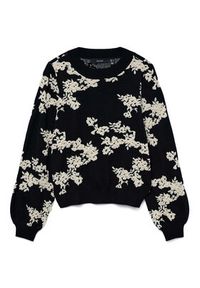 Vero Moda Sweter Nancy 10333561 Czarny Regular Fit. Kolor: czarny. Materiał: syntetyk #3
