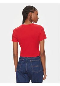 Hugo T-Shirt Deluisa_1 50508636 Czerwony Slim Fit. Kolor: czerwony. Materiał: bawełna #6