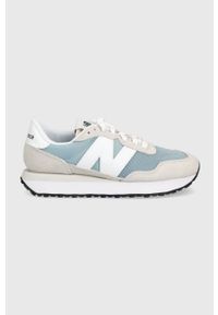 New Balance sneakersy WS237FA. Nosek buta: okrągły. Zapięcie: sznurówki. Kolor: niebieski. Materiał: guma