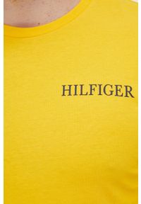 TOMMY HILFIGER - Tommy Hilfiger - Longsleeve bawełniany. Okazja: na co dzień. Kolor: żółty. Materiał: bawełna. Długość rękawa: długi rękaw. Wzór: nadruk. Styl: casual #2