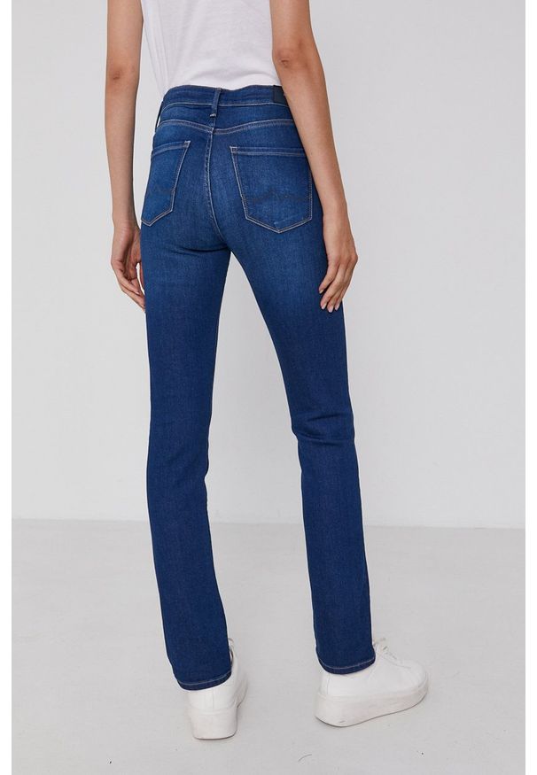 Pepe Jeans - Jeansy Grace. Kolor: niebieski
