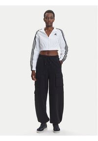 Adidas - adidas Bluza Teamgeist adicolor JZ8275 Biały Slim Fit. Kolor: biały. Materiał: syntetyk #5