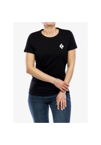Koszulka bawełniana damska Black Diamond Equipment For Alpinists SS Tee. Kolor: czarny. Materiał: bawełna #1