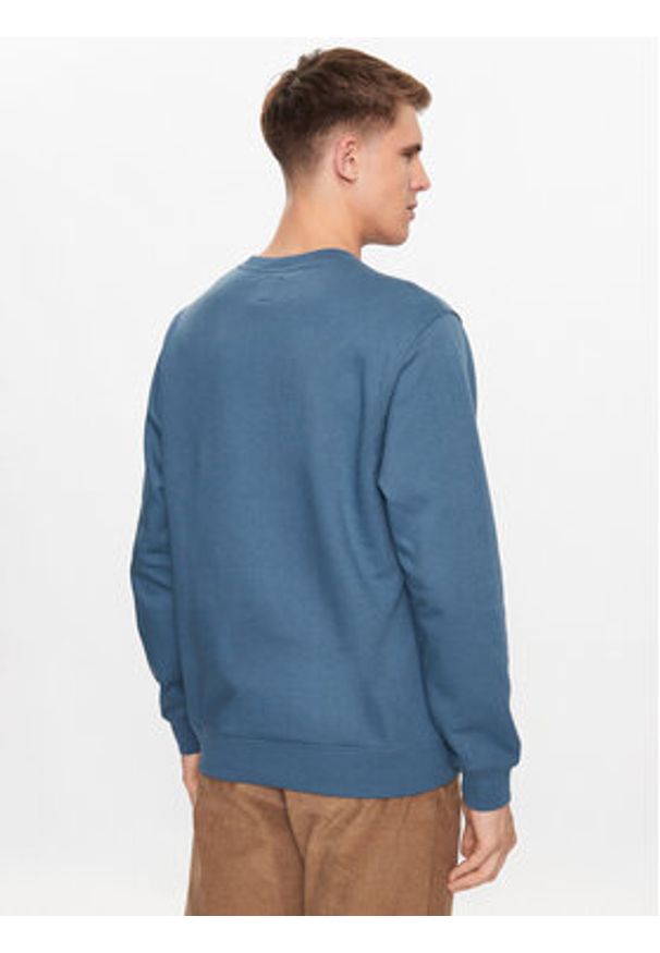 Vans Bluza Core Basic Crew Fleece VN0A7YDU Niebieski Classic Fit. Kolor: niebieski. Materiał: bawełna, syntetyk