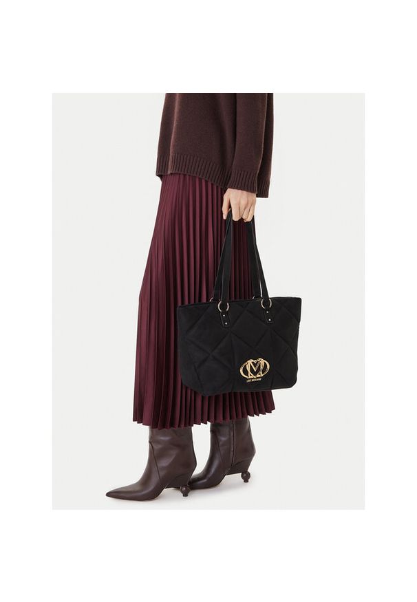 Love Moschino - Torebka LOVE MOSCHINO. Kolor: czarny