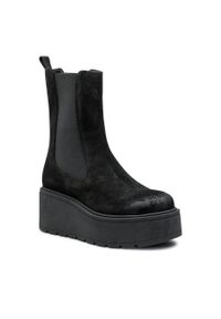Botki Edeo 3965-249 Czarny. Kolor: czarny. Materiał: skóra, zamsz #1