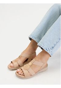 Go Soft Sandały CEO-WI16-INES-07 Beżowy. Kolor: beżowy. Materiał: skóra #3