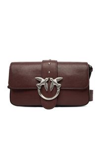 Pinko - PINKO Torebka Love One Slouchy Zip Mini AI 25-26 PLTT 105345 A2JG Brązowy. Kolor: brązowy. Materiał: skórzane #5