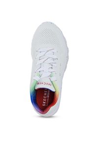skechers - Adidasy Skechers Uno Lite - Rainbow S, Dzieci. Kolor: biały. Materiał: guma, materiał, syntetyk