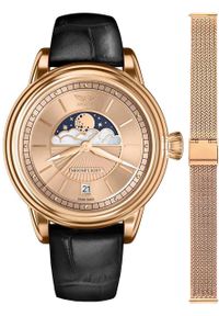 AVIATOR - Zegarek damski Aviator V.1.33.2.260.4BM-SET różowe złoto. Kolor: złoty, wielokolorowy, różowy #1