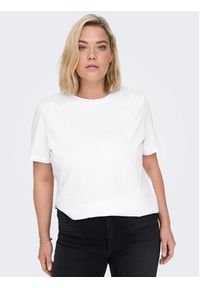 ONLY Carmakoma T-Shirt 15287998 Biały Regular Fit. Kolor: biały #3
