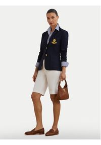 Lauren Ralph Lauren Szorty materiałowe Bsr-Btms 200661653 Biały Regular Fit. Kolor: biały. Materiał: bawełna, wiskoza #2