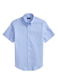 Polo Ralph Lauren Koszula 710968912501 Niebieski Regular Fit. Typ kołnierza: polo. Kolor: niebieski. Materiał: len #3