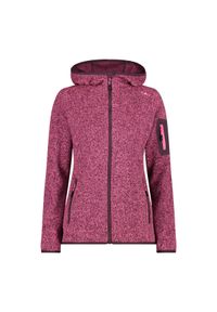Polar z kapturem dla kobiet CMP. Typ kołnierza: kaptur. Kolor: różowy. Materiał: polar. Sport: turystyka piesza #1