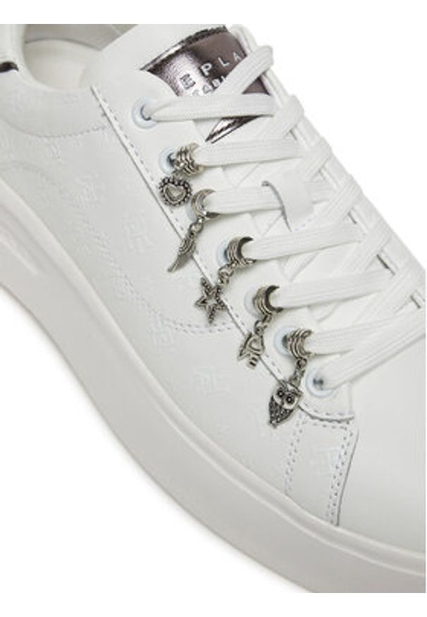 Replay - REPLAY Sneakersy GWZ4N .000.C0025L Biały. Kolor: biały. Materiał: skóra