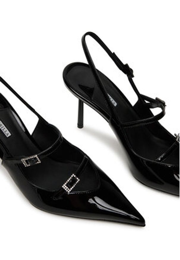 LE SILLA - Le Silla Szpilki 4243C080BLPPKAB Czarny. Kolor: czarny. Materiał: skóra, lakier. Obcas: na szpilce