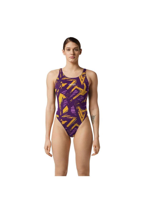AKRON - Akron Urty Seamless Swimsuit – Rozmiar 30. Kolor: fioletowy