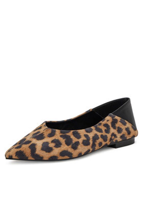 Badura Baleriny GEA-V1521-06-1 Brązowy. Kolor: brązowy. Materiał: zamsz, skóra