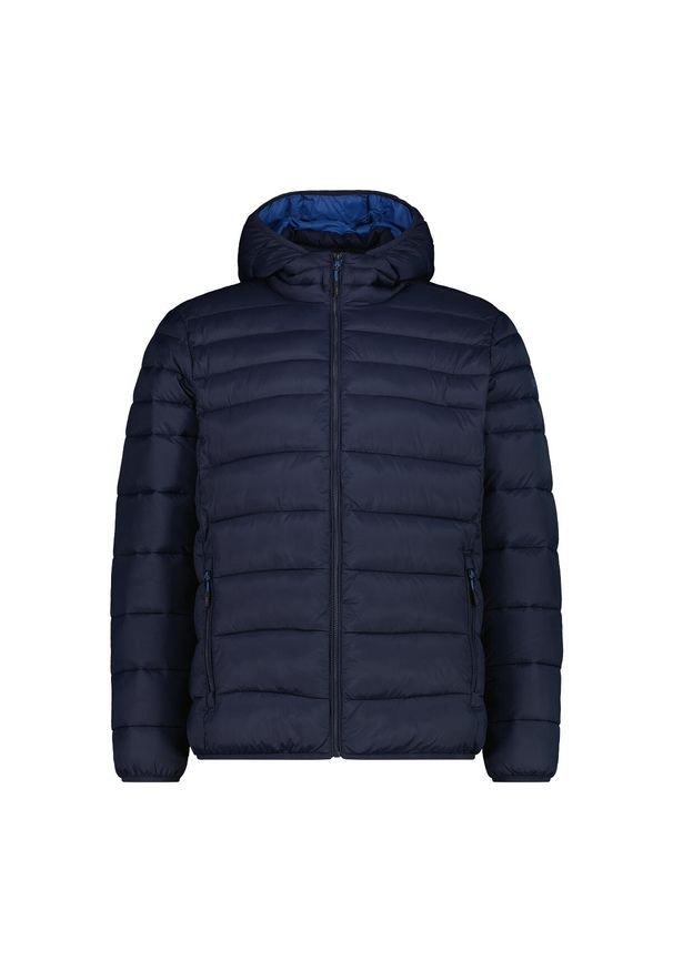 Kurtka z kapturem CMP. Typ kołnierza: kaptur. Kolor: niebieski. Materiał: puch. Sezon: zima. Sport: narciarstwo