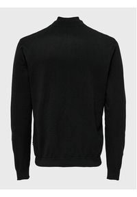 Only & Sons Sweter Wyler 22021264 Czarny Regular Fit. Kolor: czarny. Materiał: wiskoza #6