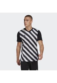 Adidas - Jersey adidas Entrada 22 Graphic. Kolor: biały, wielokolorowy, czarny. Materiał: jersey. Sezon: lato. Sport: piłka nożna #1